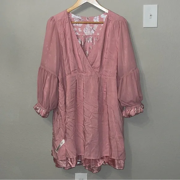 NEW Anthropologie Jolene Jacquard Mini Dress Size LP - Picture 7 of 16